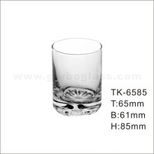 Straight Glass Tumbler mit Blumenboden (TK-6585)